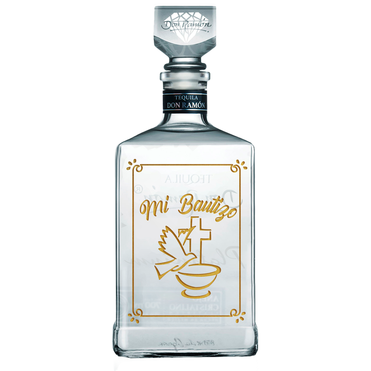 Añejo Cristalino Platinium Bautizo caliz
