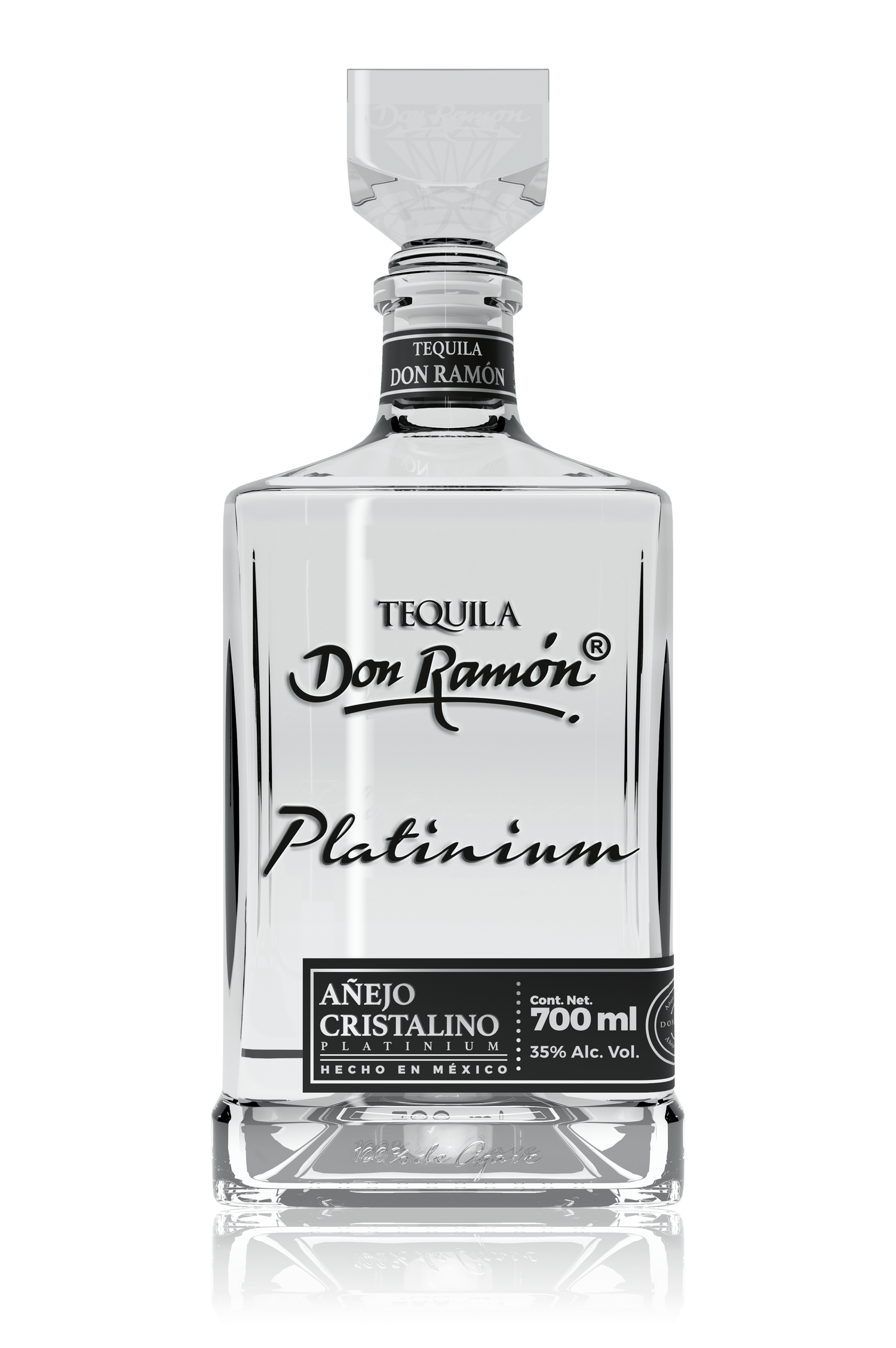 Tequila Platinium Añejo Cristalino