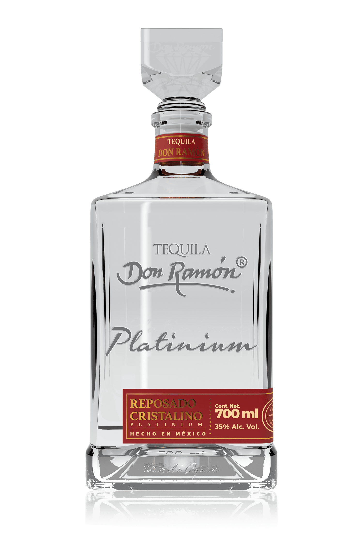 Tequila Reposado Cristalino Platinium