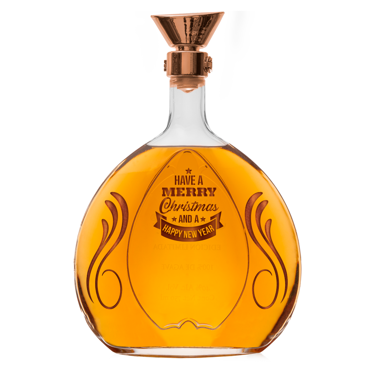 Ed Lim ExtraAñejo Merry xmas and New year – Don Ramon Personalizado