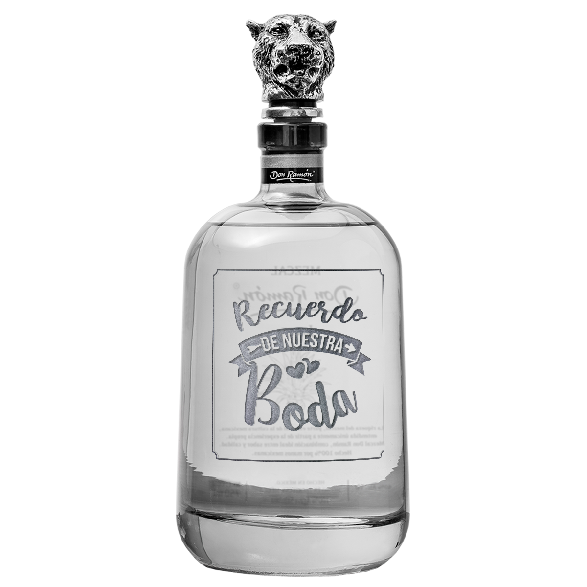 Mezcal Salmiana Recuerdo de nuestra boda