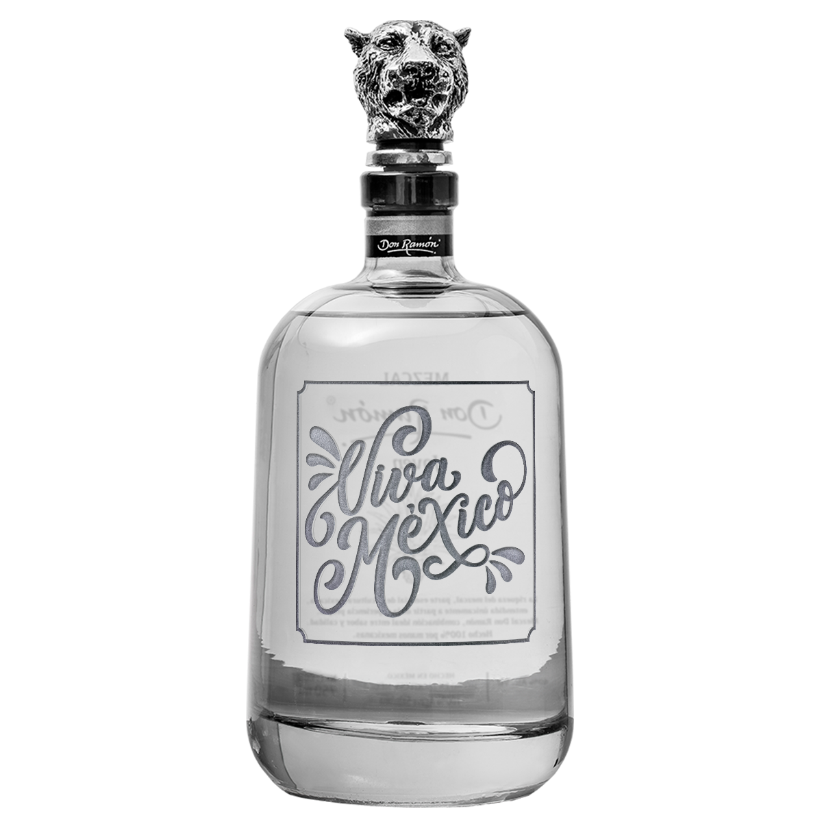 Mezcal Salmiana Viva México cursiva