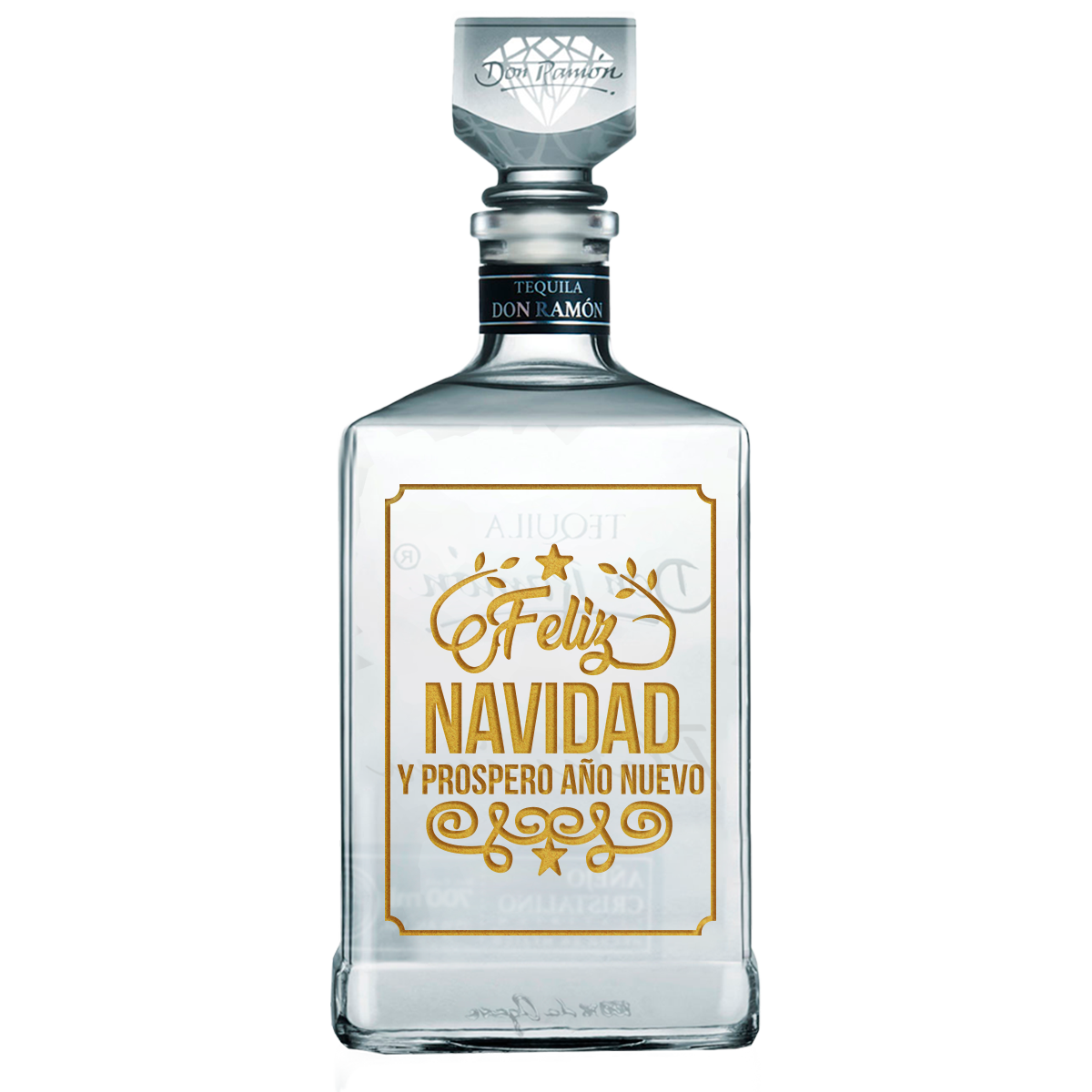 Añejo Cristalino Platinium Navidad y Año nuevo